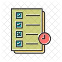 Planner Appointment Clock Icon