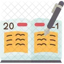 Planner Book Calendars Icon