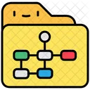 Planning Flow Chart Management Icon