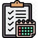 Planning Schedule Deliverable Icon