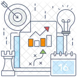 Planning And Strategy  Icon