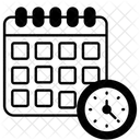Horaire Rappel Calendrier Icône