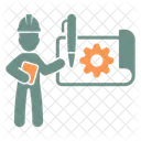 Planning Blueprint Engineer Icon
