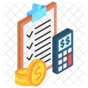 Planning Expense Income Icon