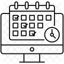 Horaire numérique  Icône