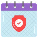 Securise Calendrier Securite Icon