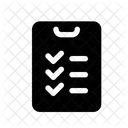 Plano Lista De Verificacao Planejamento Ícone