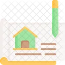 Plano de arquitectura  Icono