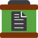 Plano De Aula Educacao Ensino Ícone