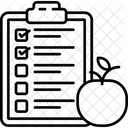 Plano de dieta  Ícone