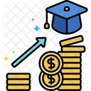 Plano De Poupanca Para Faculdade Plano De Poupanca Para Faculdade Poupanca Para Educacao Ícone