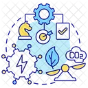 Plano estratégico de energia  Ícone