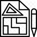 Plans architecturaux  Icône