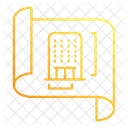 Plans De Construction Icône