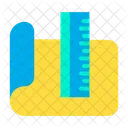 Zeichenpapier Sacle Massnahme Symbol