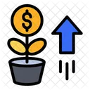 Plant Money Investment Icon