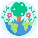 Plant Earth Global Icon