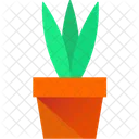 Plant Pot Green Icon