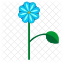 Blue Leaf Plant Icon