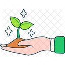Plant Hand Ecology Icon