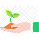 Plant Hand Ecology Icon
