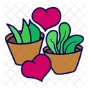 Plant Love Green Icon