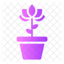 Plant Vase Home Icon