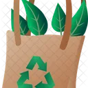 Plant Bag Recycle Icon