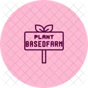 Plant Based Farm Sign Plant Based Icon