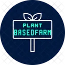 Plant Based Farm Sign Plant Based Icon