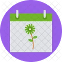Plant Calendar Autumn Calendar Icon