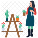 Plant Care Watering Plant Home Garden Icon