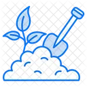 Plant Digging Digging Shovel Garden Digging Icon