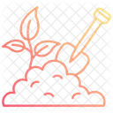 Plant Digging Digging Shovel Garden Digging Icon