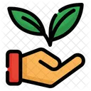Plant Growth Hand Icon