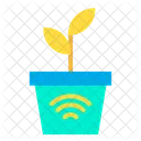 Smart Plant Automation Internet Of Things Icon