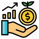 Plant Growth Income Icon