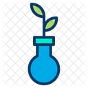 Plant In Flask Botany Experiments Plant Icon