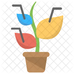 Plant Infographic  Icon