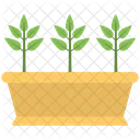 Plant Pot Green Icon