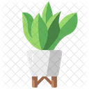 Plant Pot Gardening Leaves Icon