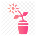 Plant Pot Farming And Gardening Flower Pot Icon