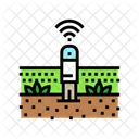 植物、センサー、農業 アイコン