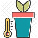 Plant Temperature Climate Control Icon