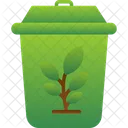 Plant Trash Container Dumpster Icon