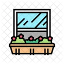 식물 창문  아이콘