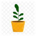 Planta Tropical Verde Icon