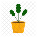 Planta Tropical Verde Icon