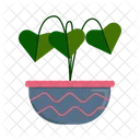 Planta Tropical Verde Icon