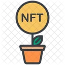 No Fungible Token Nft Icono